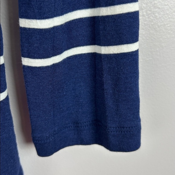 Vineyard Vines Pima Cotton Modal Blend Striped Long Sleeve Scoop Neck Large Blue - Picture 11 of 13